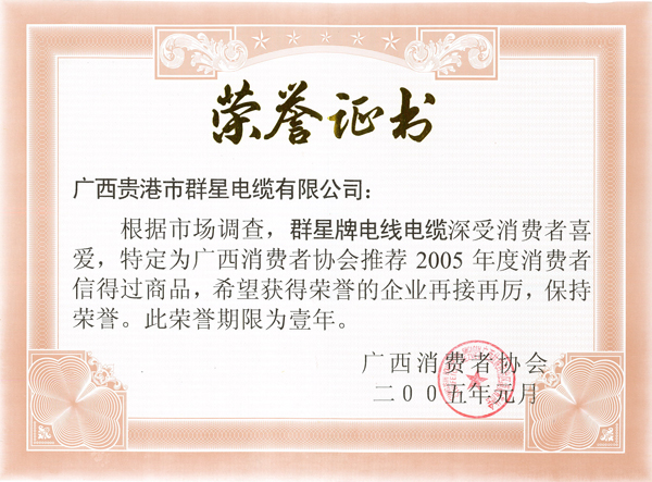 消費(fèi)者信得過(guò)商品